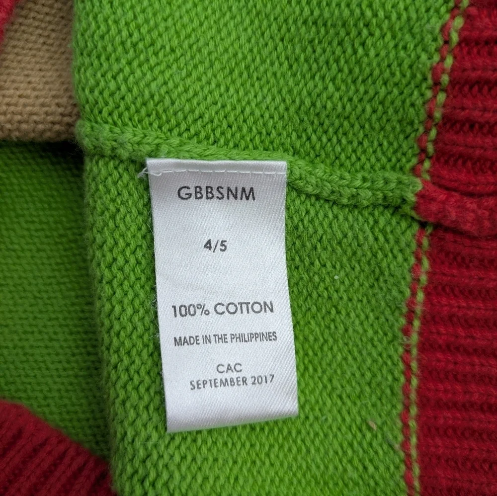 Neiman Marcus Gingerbread Man Sweater 4/5